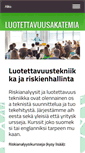 Mobile Screenshot of luotettavuusakatemia.fi